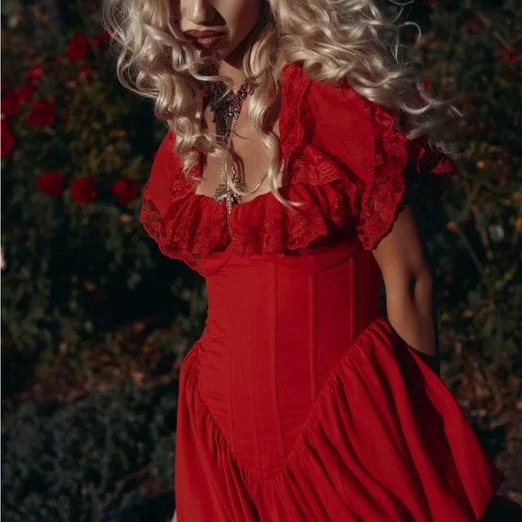 Selkie / The revolt red Cupid dress - Picture 5 of 7